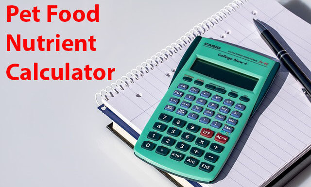 Compare Pet Food Nutrients Easily with Our Simple Calculator